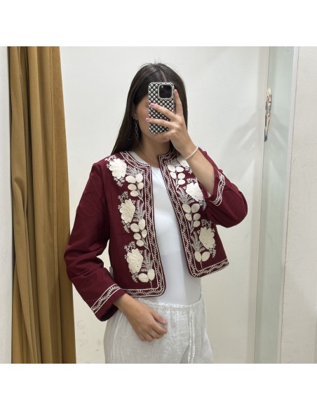 CHAQUETA BORDADA
