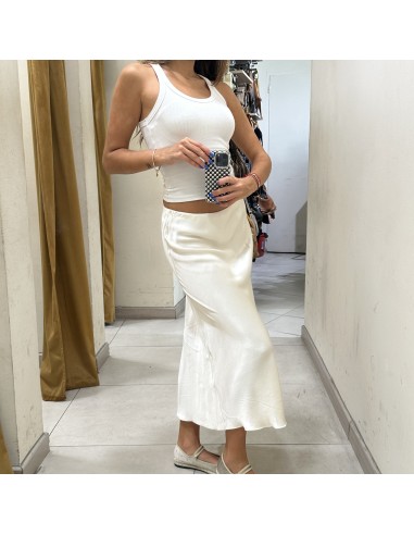 FALDA MIDI SATEN