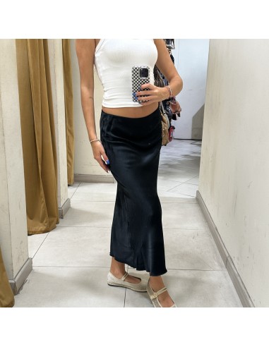 FALDA MIDI SATEN