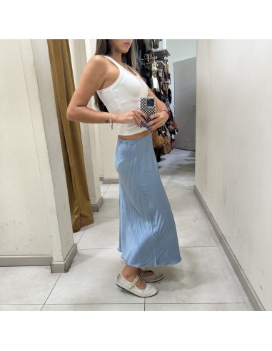 FALDA MIDI SATEN