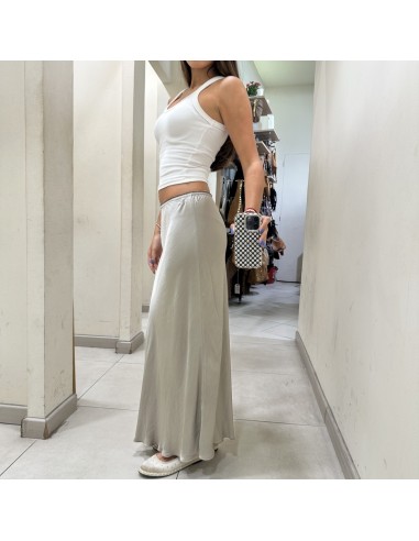 FALDA MIDI SATEN